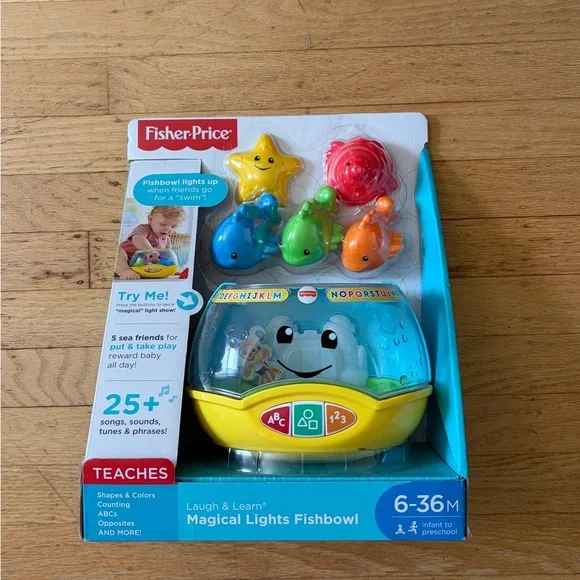 Magical lights fishbowl fisher price new in box - Picture 1 of 5